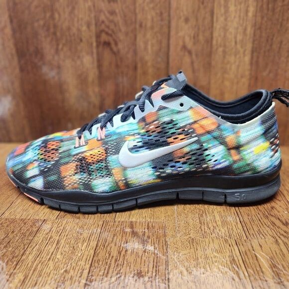 Nike Free 5.0 TR Fit 4 City Lights Women’s Running Shoes Size 9.5 Black Multi - Picture 5 of 13